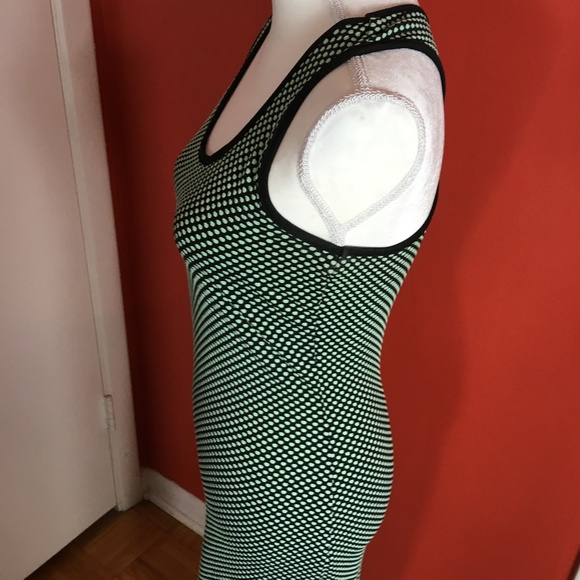 DGNY Ladies/Jrs. black & green sleeveless dress - Picture 4 of 8